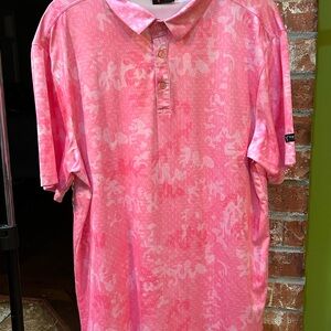 Yatta Golf Vibrant Pink Polo Shirt for Men